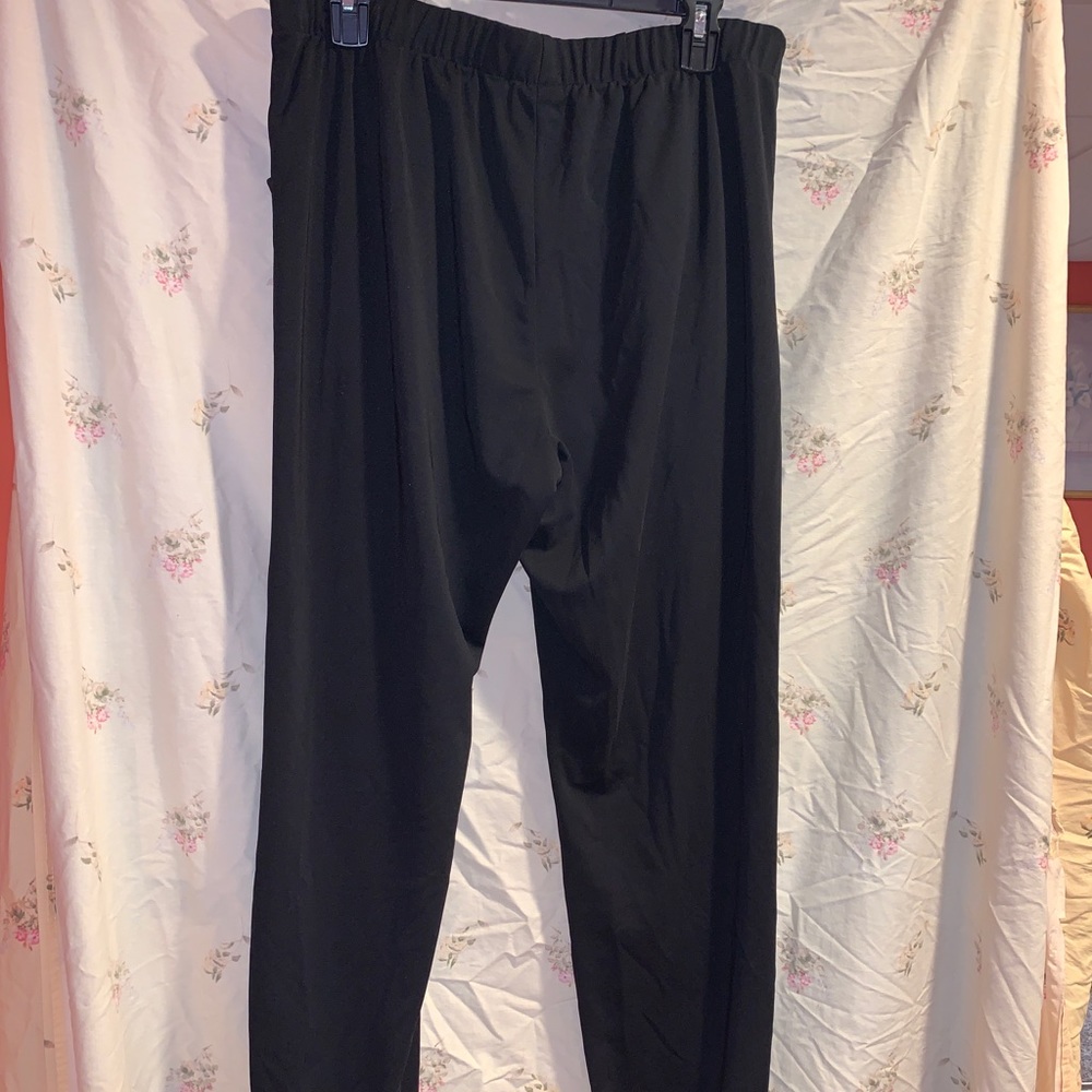 Black dressy joggers